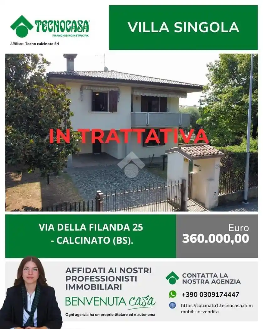 Villa in vendita a Calcinato