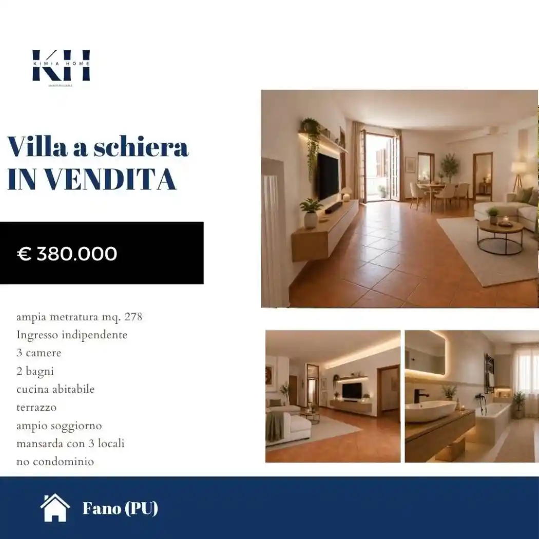 Casa indipendente in vendita a Fano