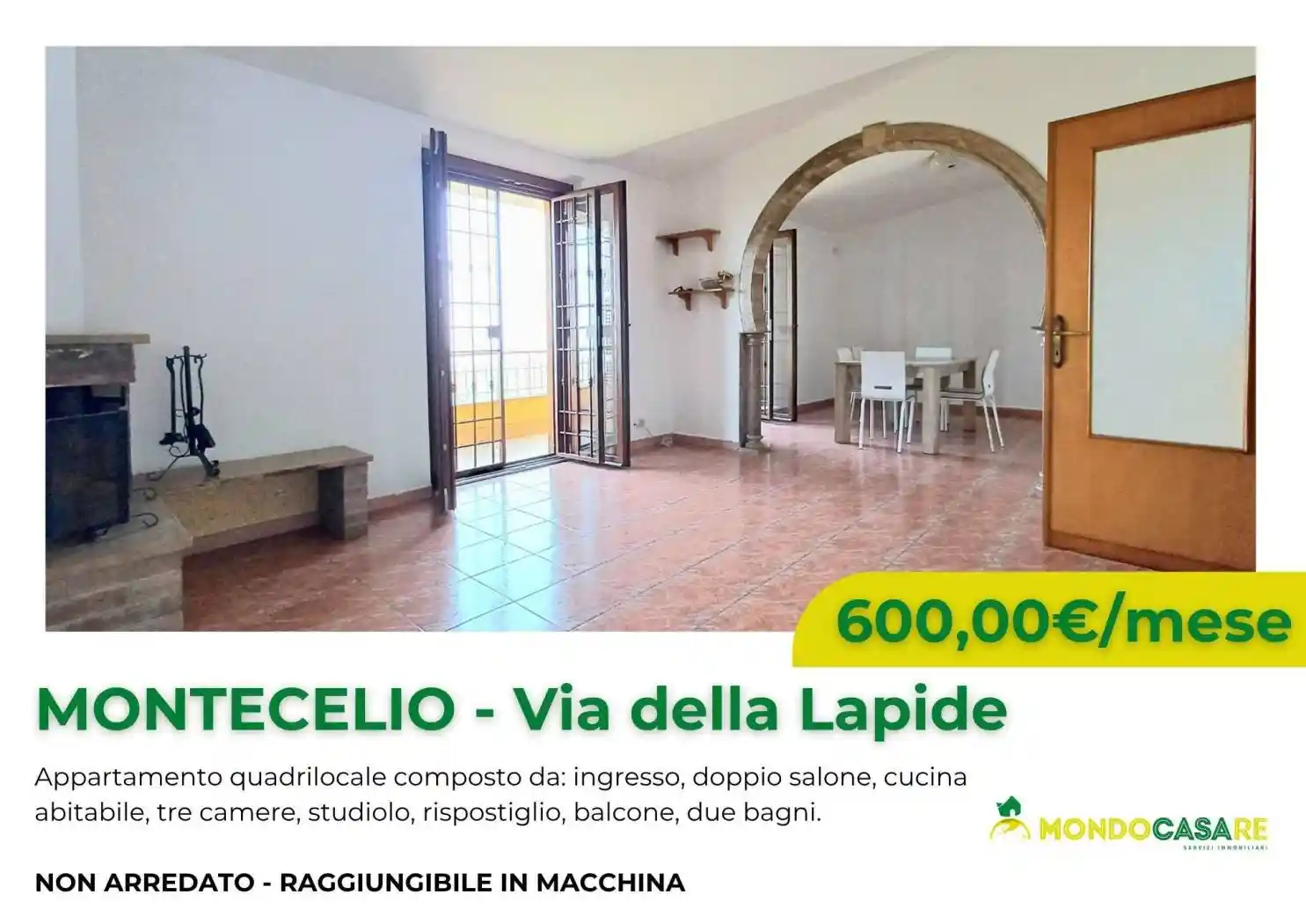 Appartamento in affitto a Guidonia Montecelio