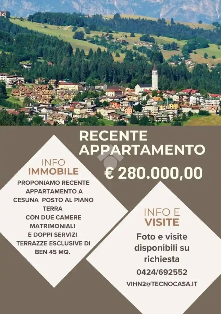 Appartamento in vendita a Roana