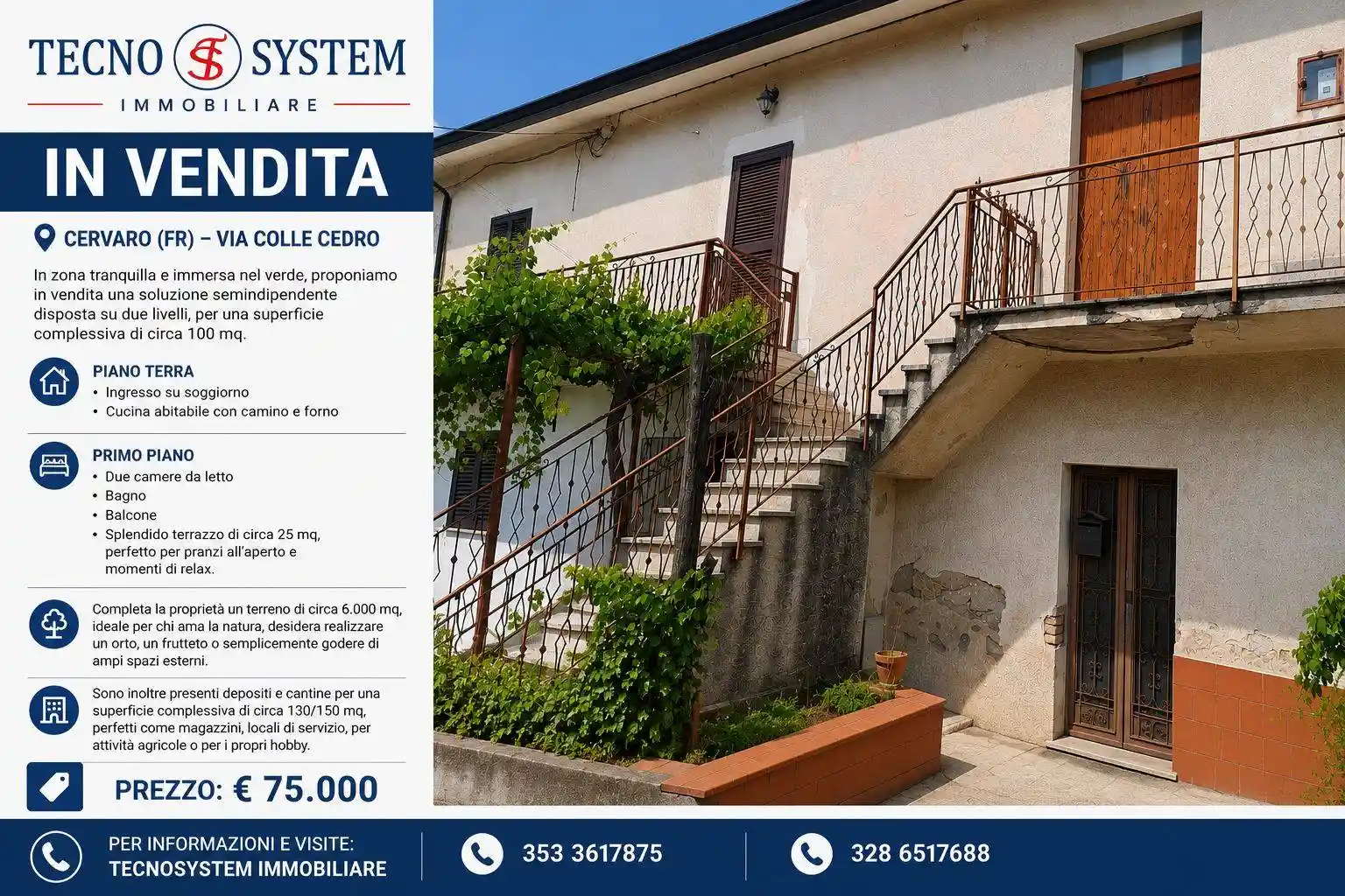 Villa in vendita a Cervaro