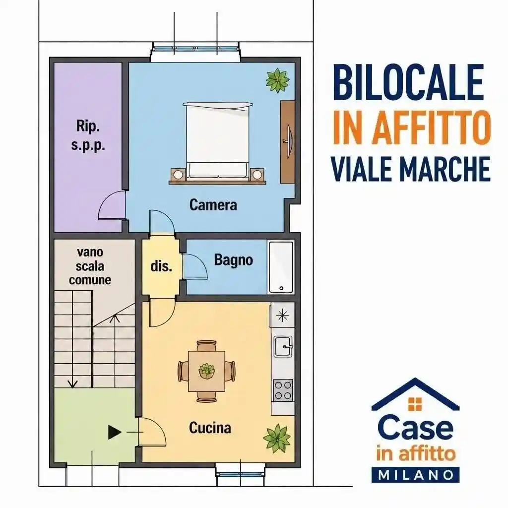 Appartamento in affitto a Milano