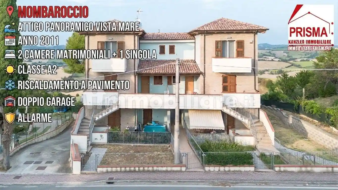 Attico - Mansarda in vendita a Mombaroccio