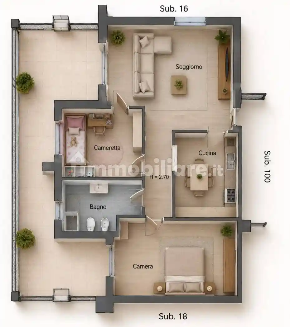 Appartamento in vendita a Cassino