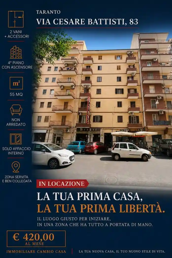 Appartamento in affitto a Taranto