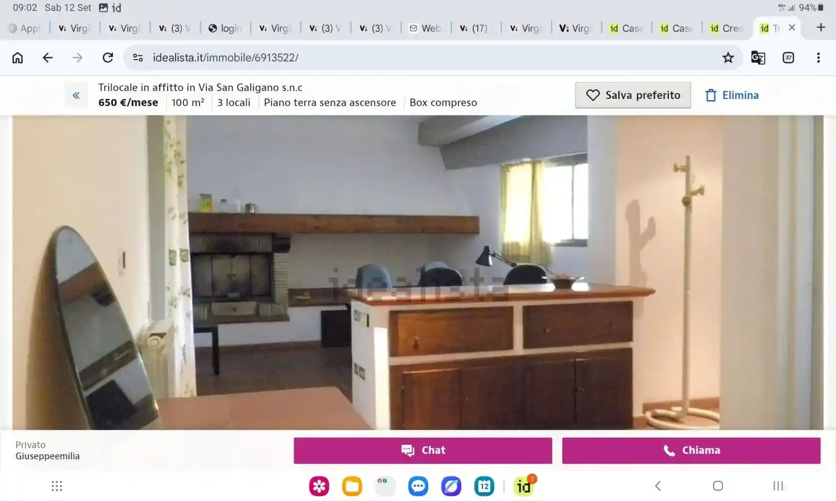 Appartamento in affitto a Perugia