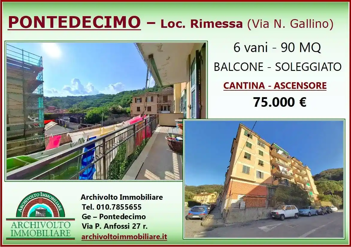 Appartamento in vendita a Genova
