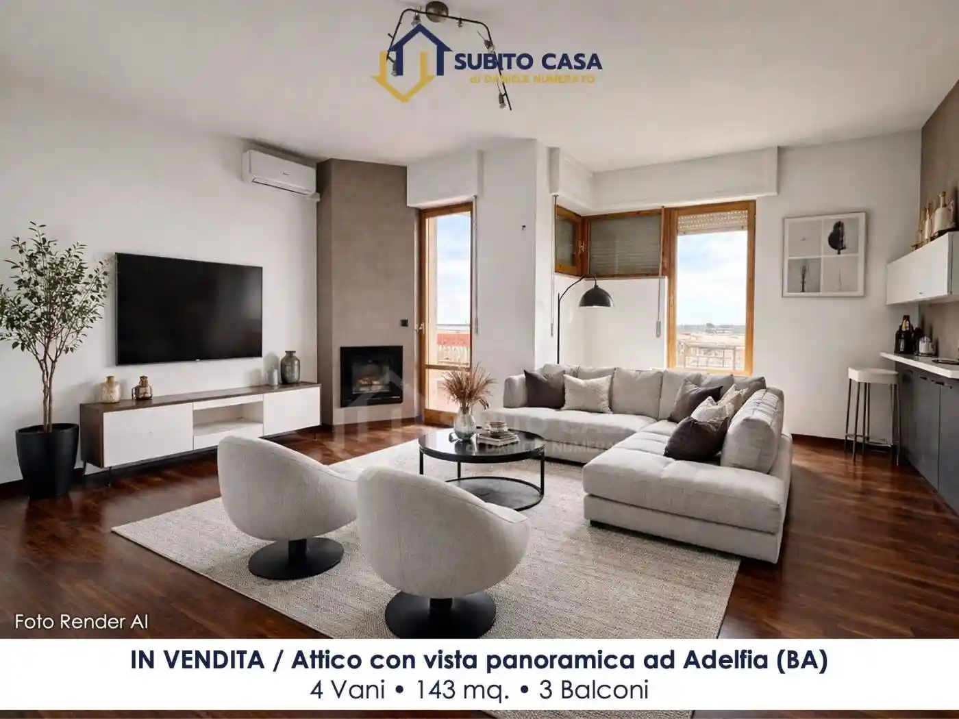 Attico - Mansarda in vendita a Adelfia