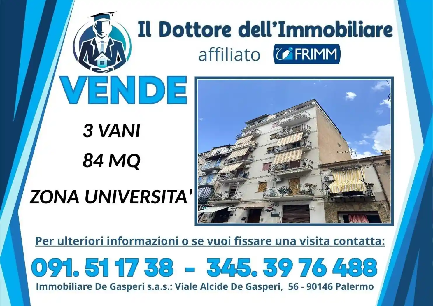 Appartamento in vendita a Palermo