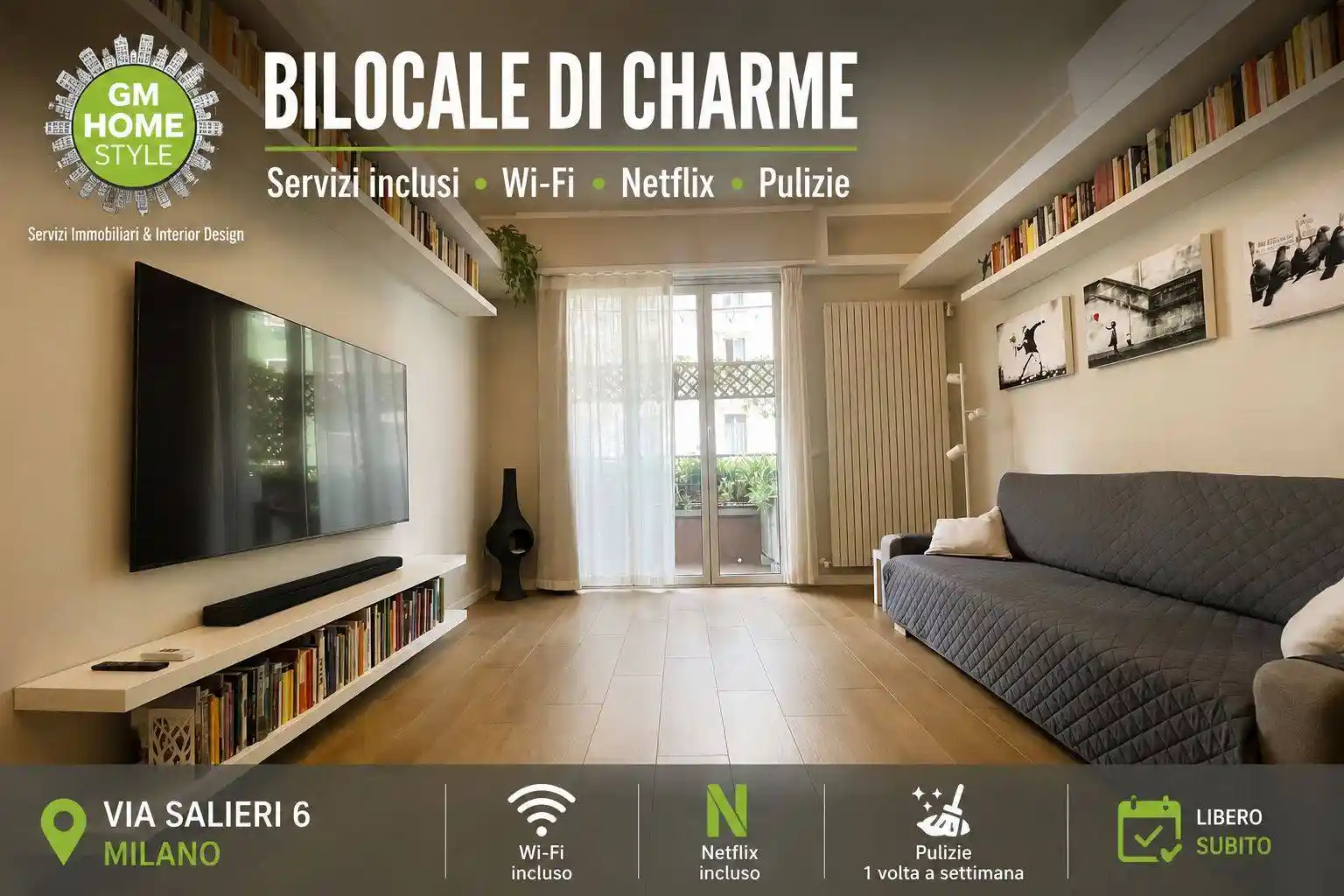 Appartamento in affitto a Milano