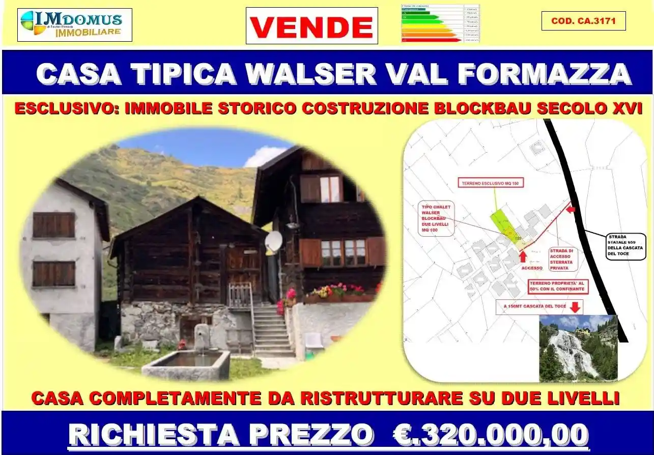 Rustico - Casale in vendita a Formazza