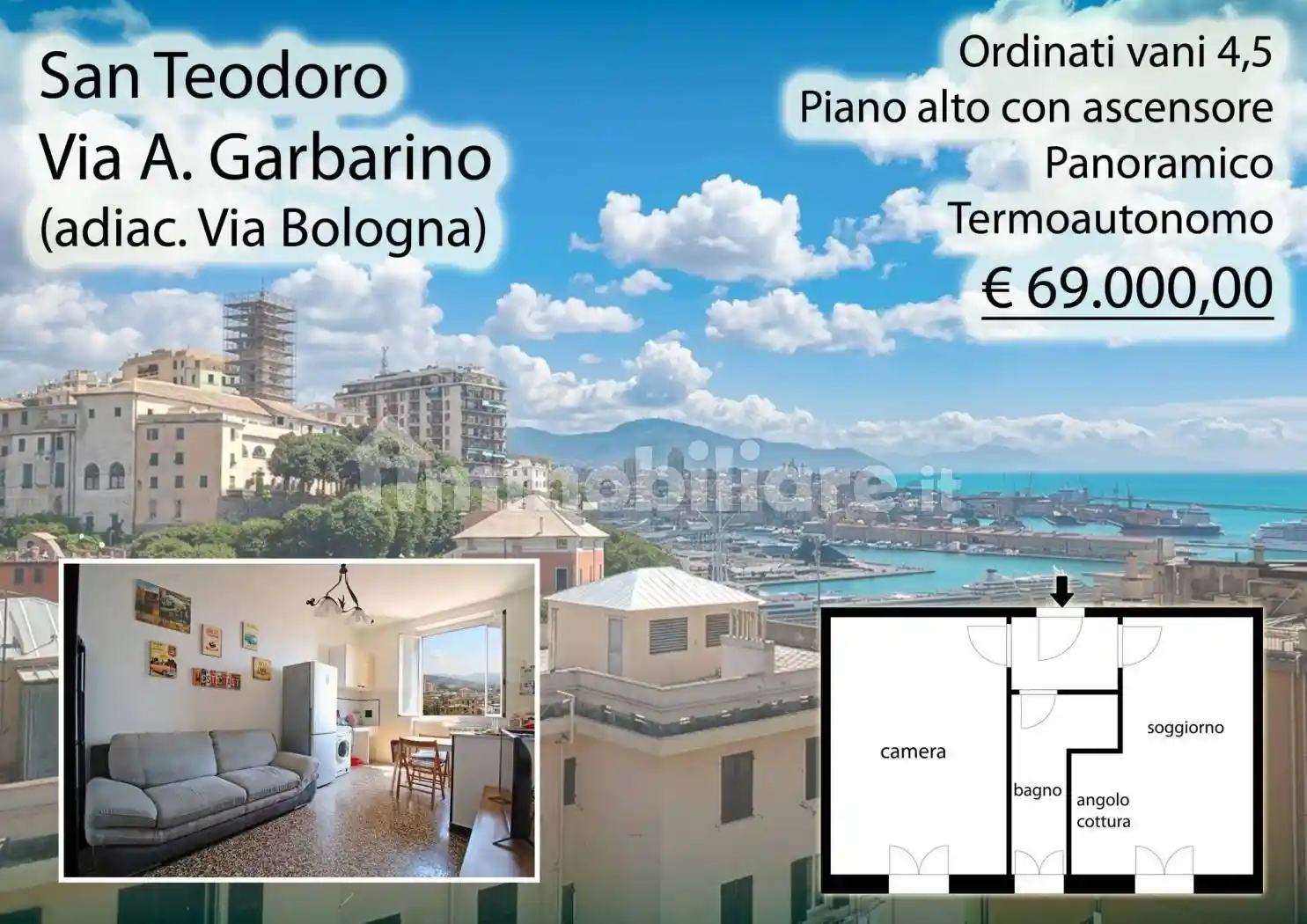 Appartamento in vendita a Genova