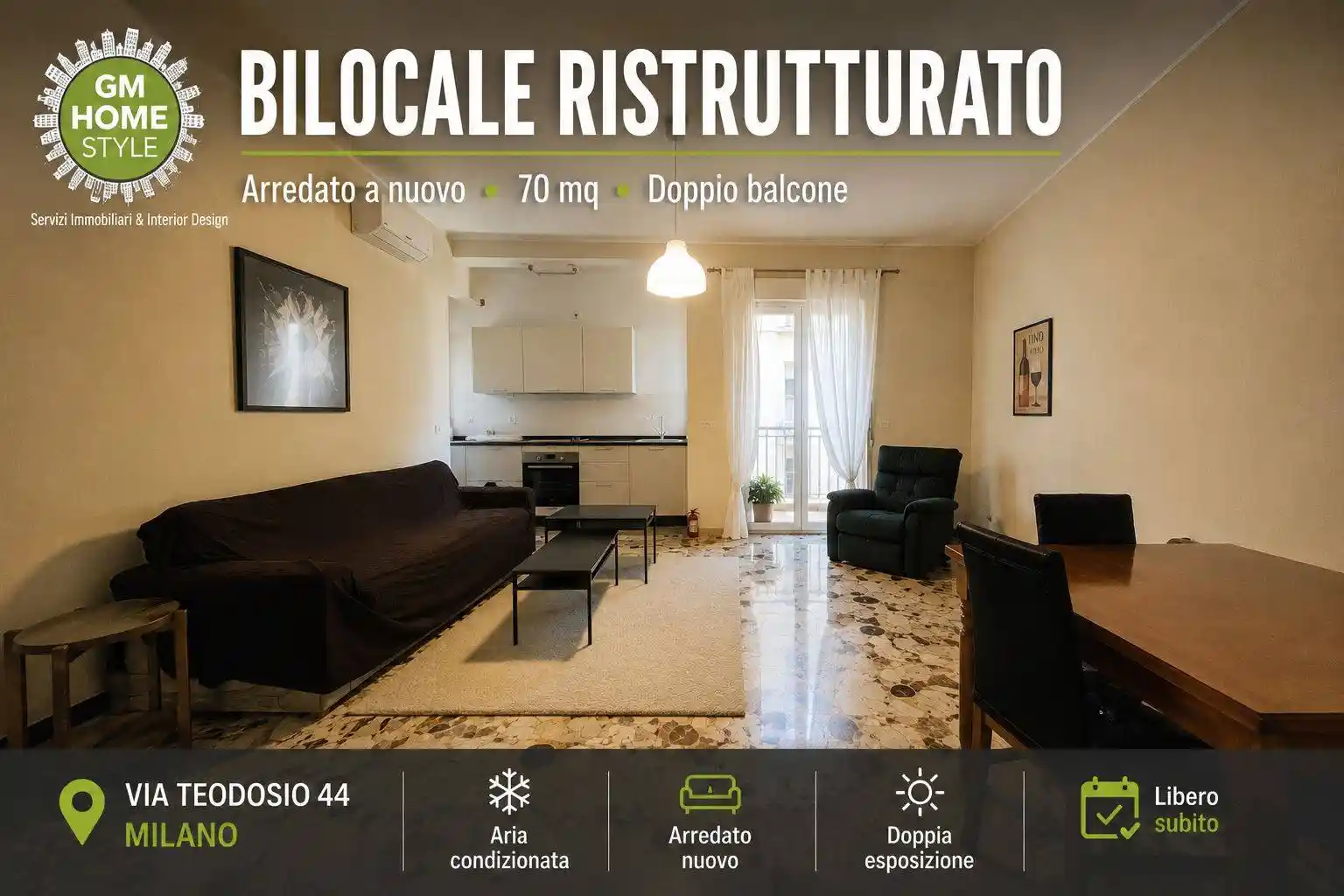 Appartamento in affitto a Milano