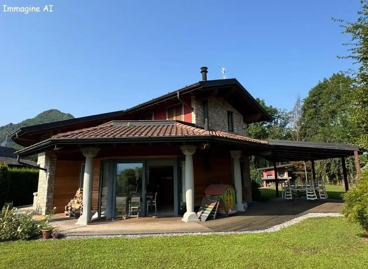 Villa in vendita a Premolo