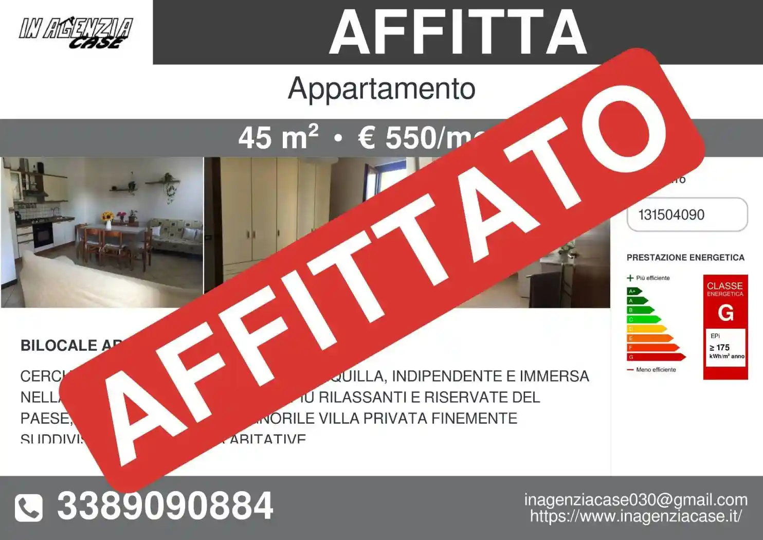 Appartamento in affitto a Ghedi
