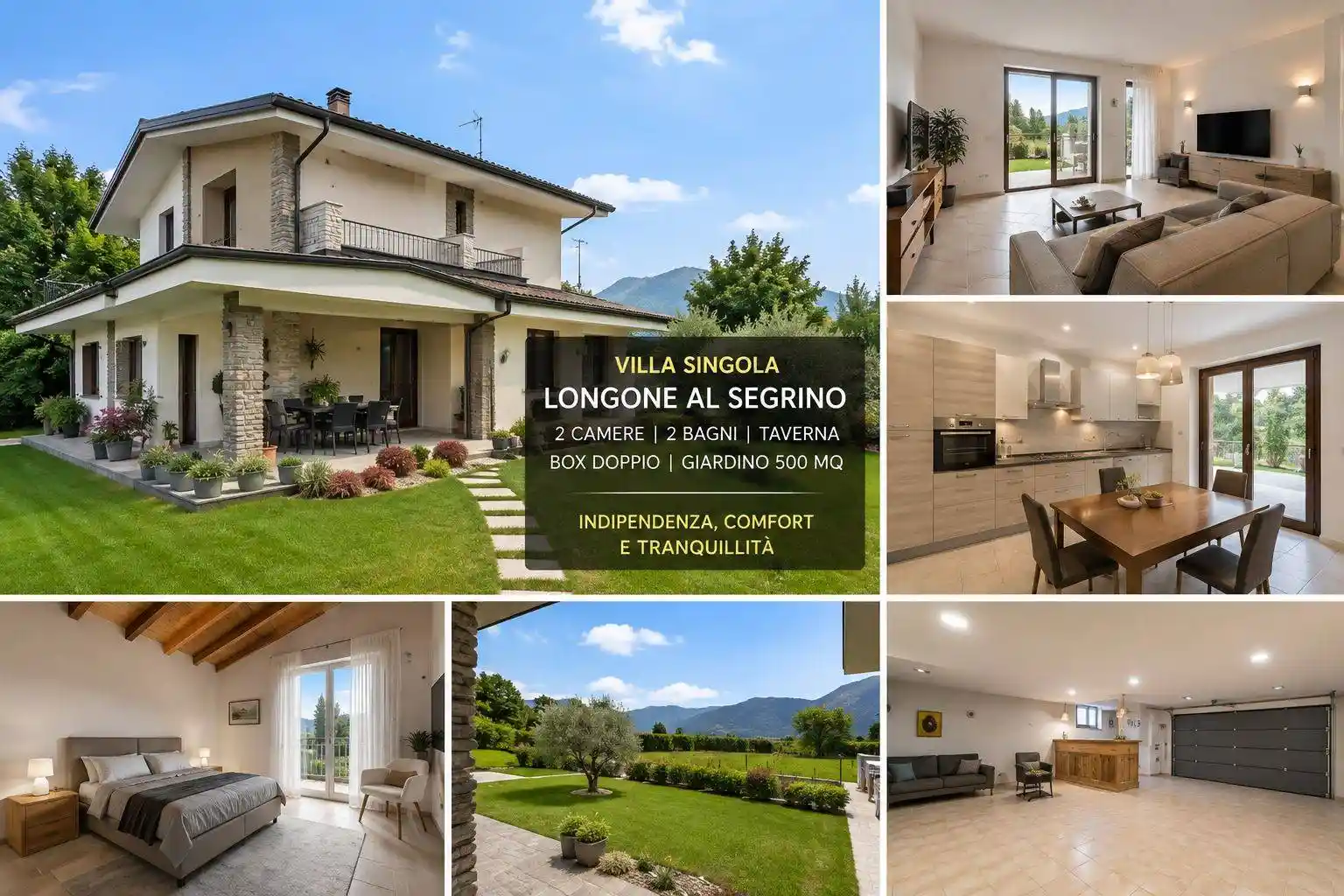 Villa in vendita a Longone al Segrino