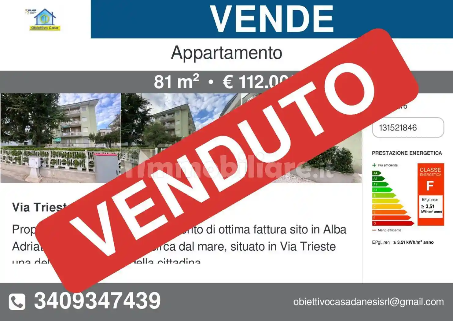 Appartamento in vendita a Alba Adriatica