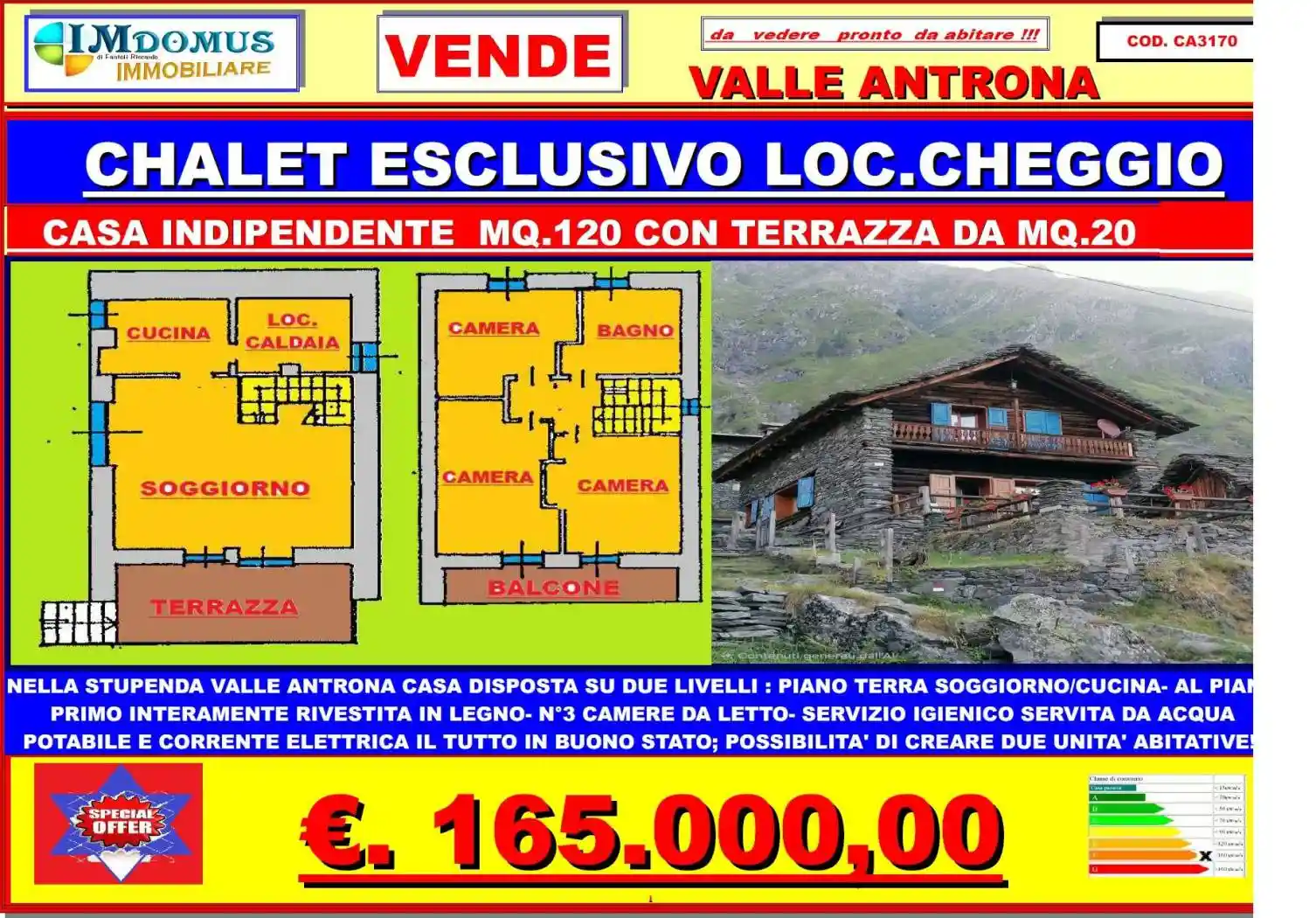 Rustico - Casale in vendita a Antrona Schieranco