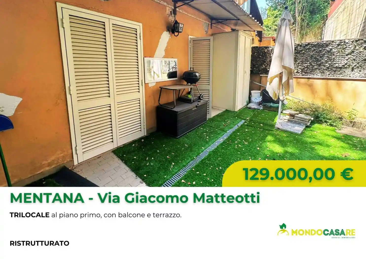 Appartamento in vendita a Mentana