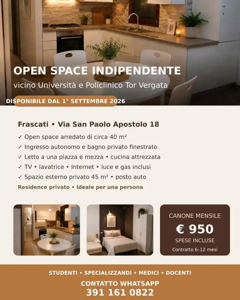 Appartamento in affitto a Frascati