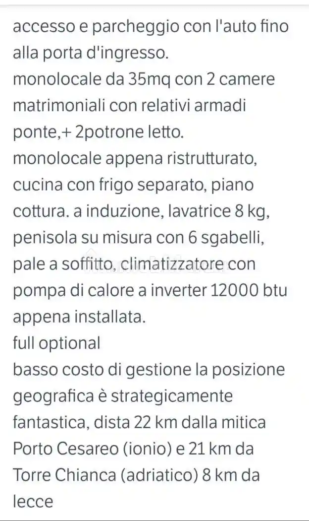 Appartamento in vendita a Novoli