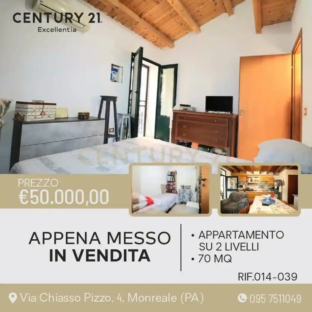 Appartamento in vendita a Monreale