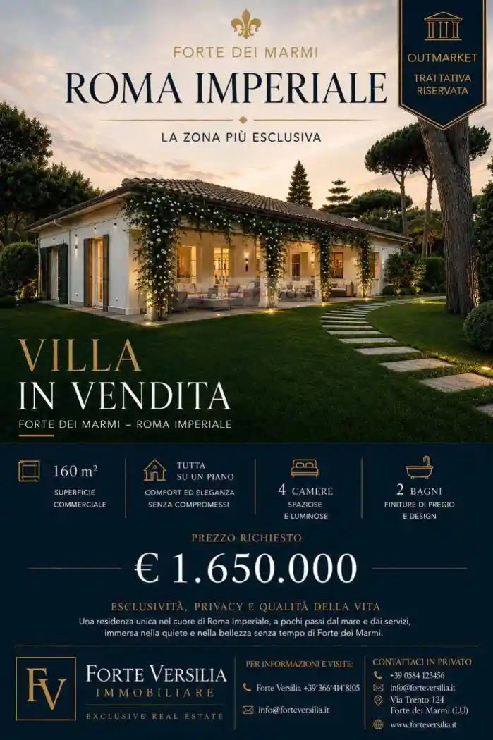 Villa in vendita a Forte dei Marmi