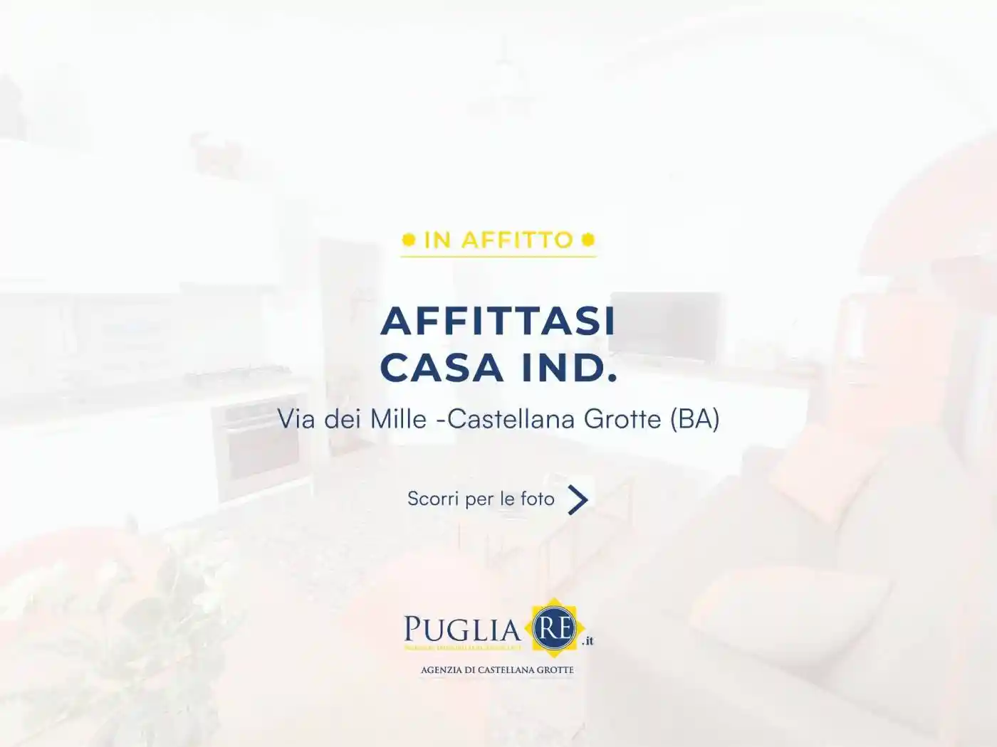 Casa indipendente in affitto a Castellana Grotte