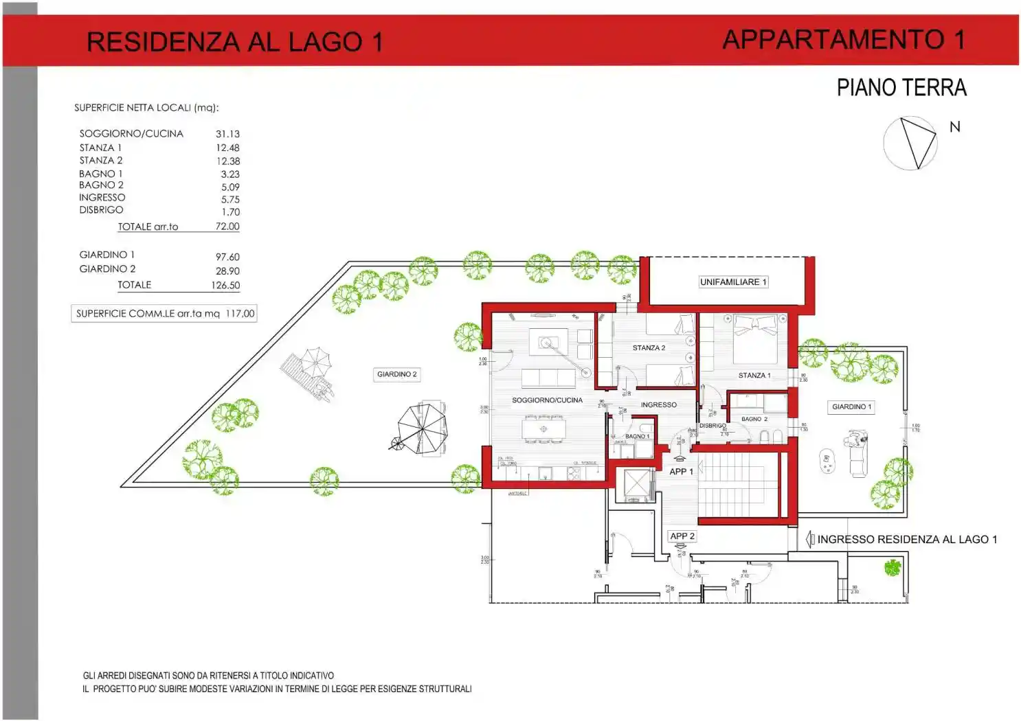 Appartamento in vendita a Caldonazzo