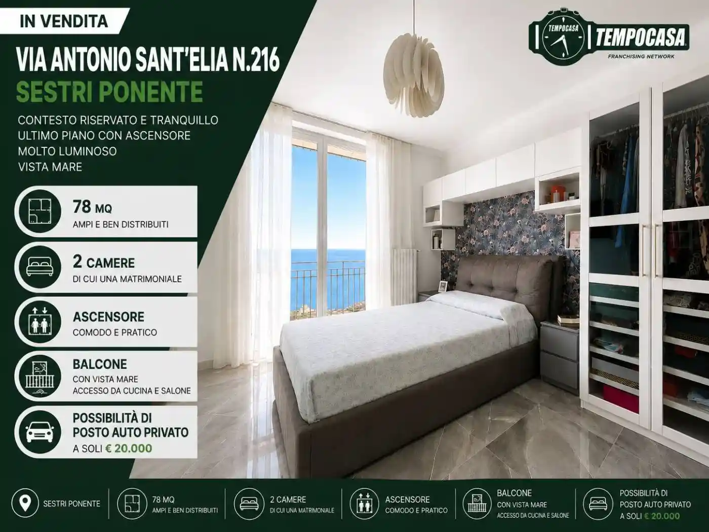 Appartamento in vendita a Genova