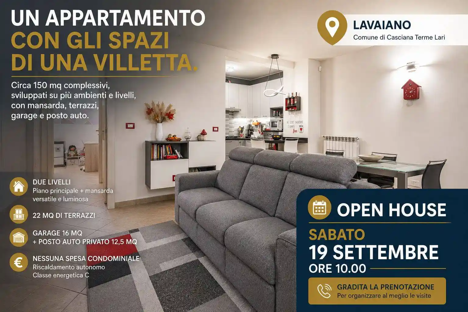 Appartamento in vendita a Ponsacco