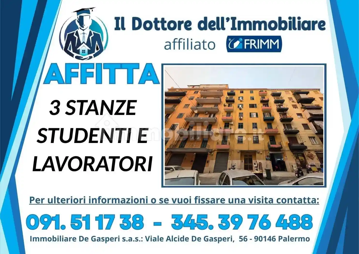 Appartamento in affitto a Palermo