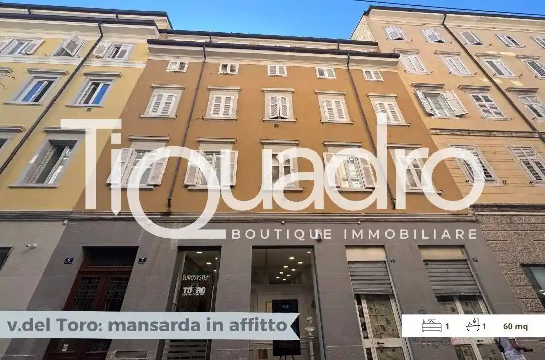 Attico - Mansarda in affitto a Trieste