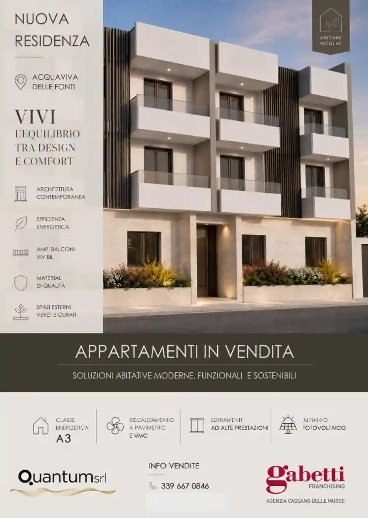 Appartamento in vendita a Acquaviva delle Fonti