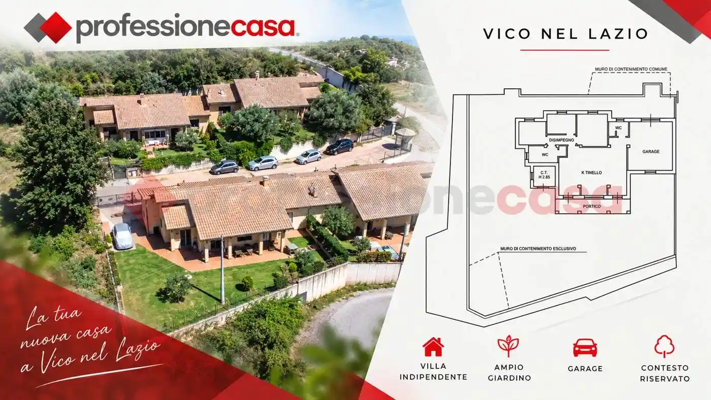 Villetta a schiera in vendita a Vico nel Lazio