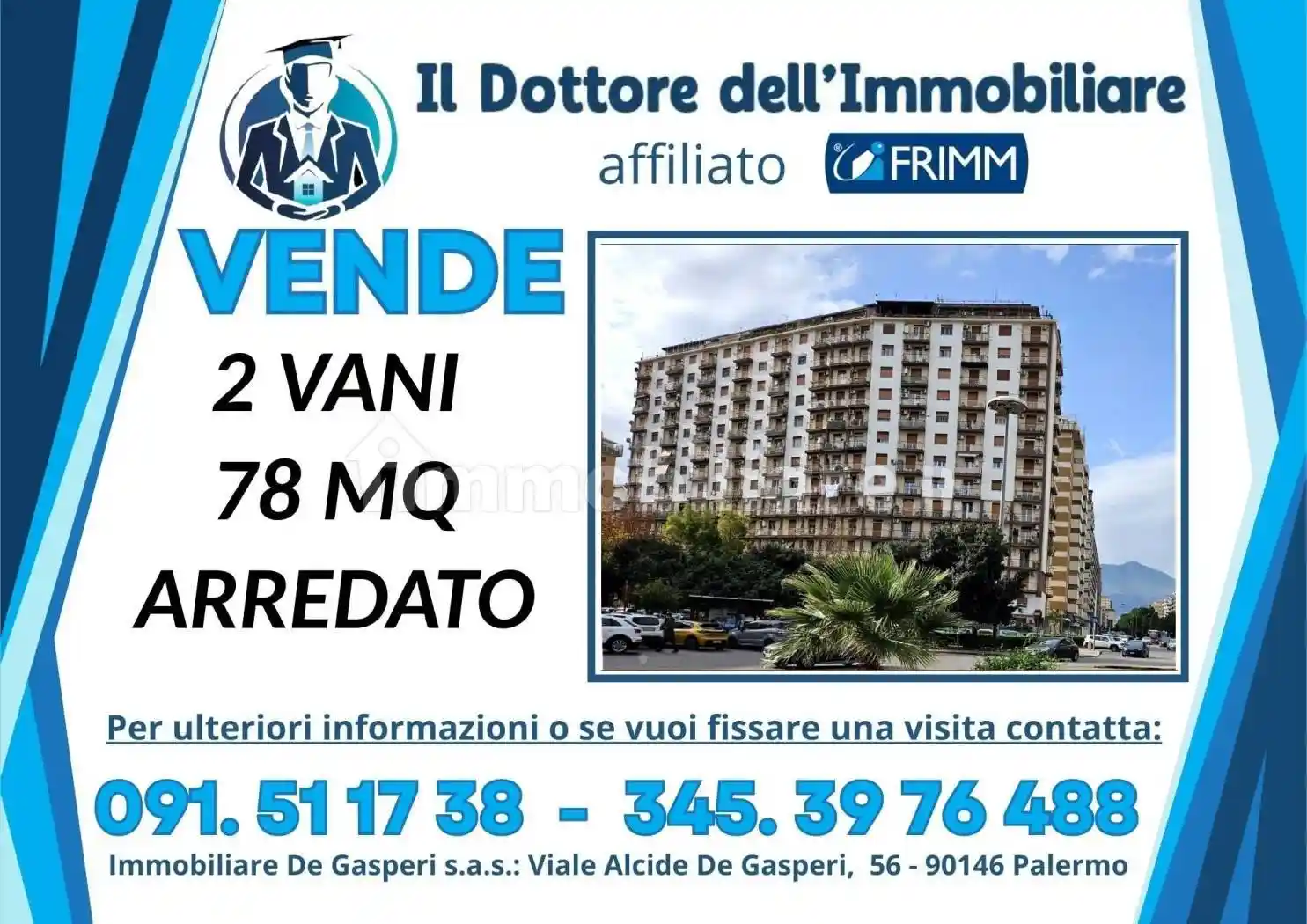 Appartamento in vendita a Palermo
