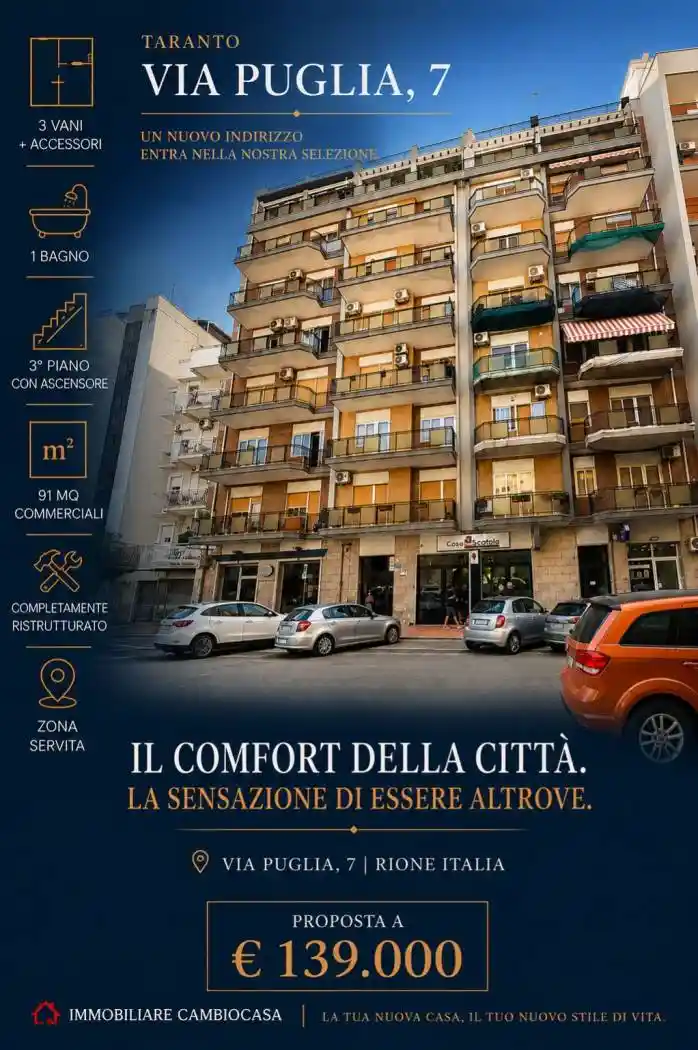 Appartamento in vendita a Taranto