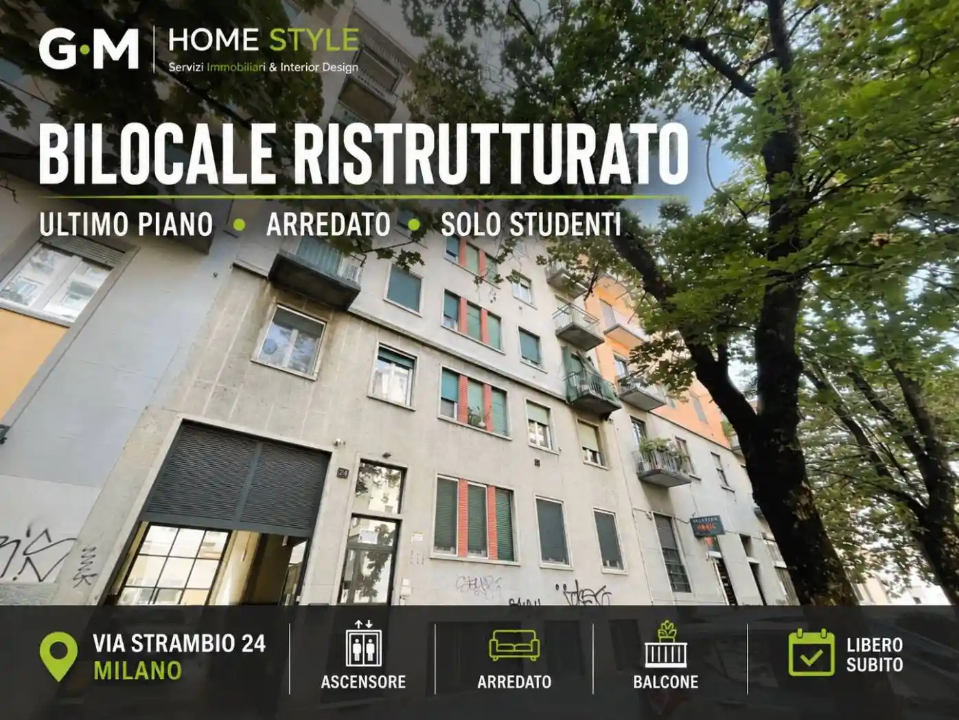 Appartamento in affitto a Milano