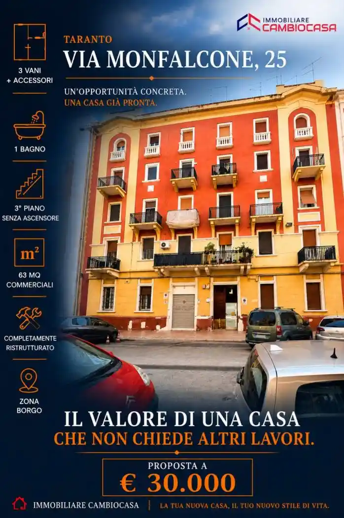 Appartamento in vendita a Taranto