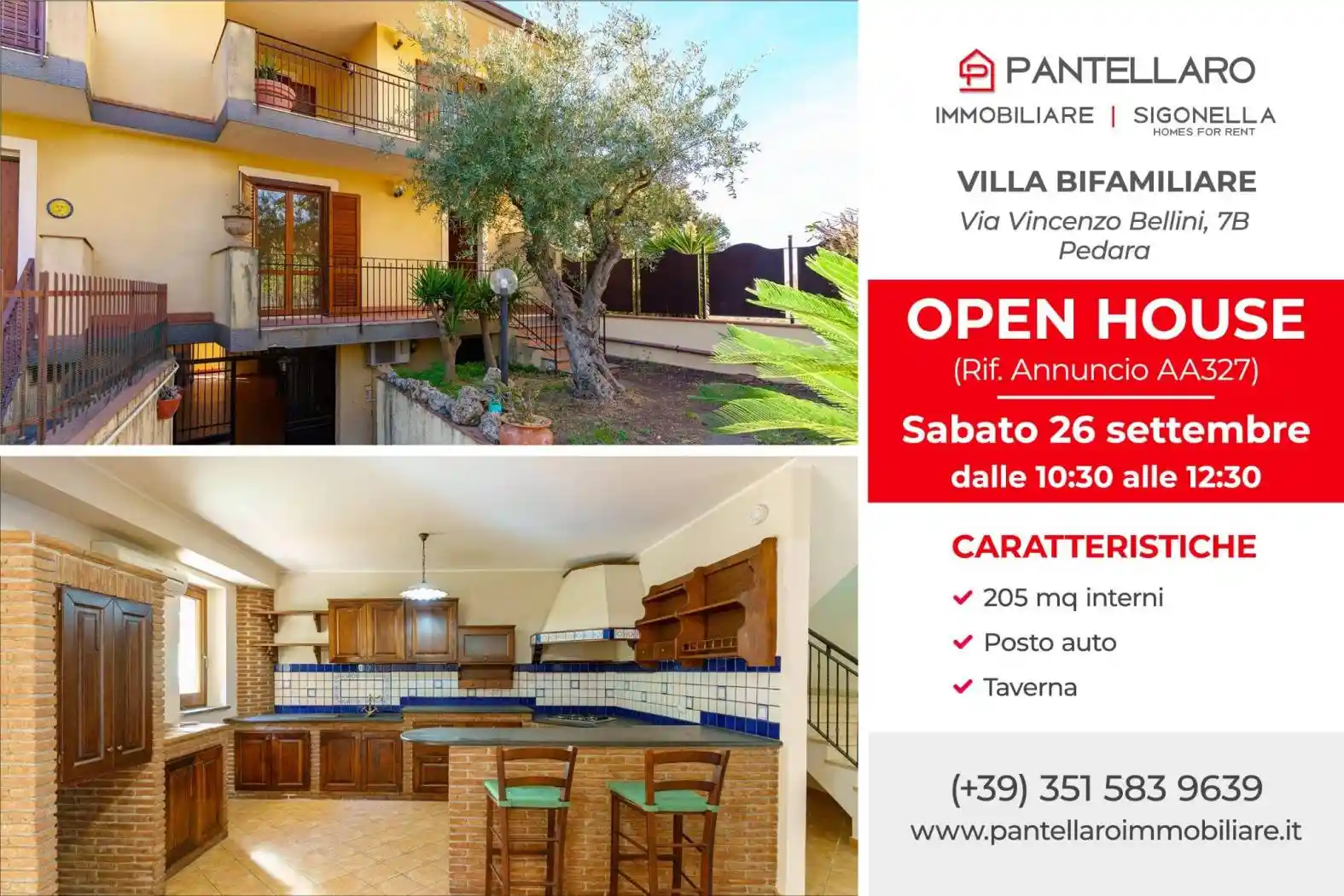 Villa in vendita a Pedara