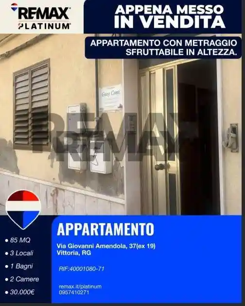 Appartamento in vendita a Vittoria