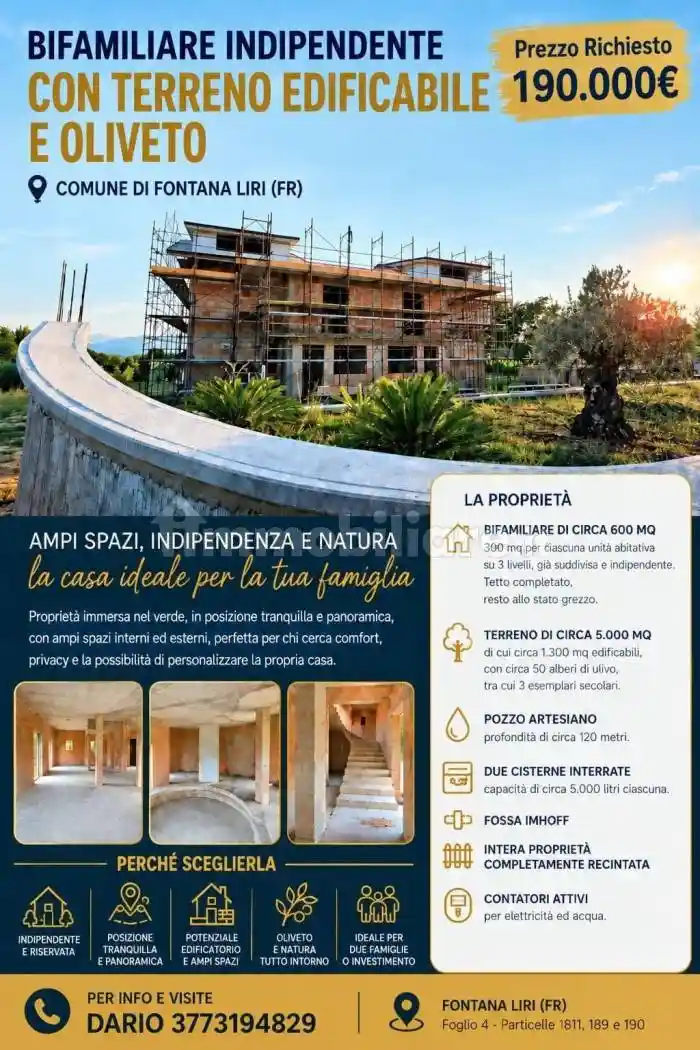 Villa in vendita a Fontana Liri