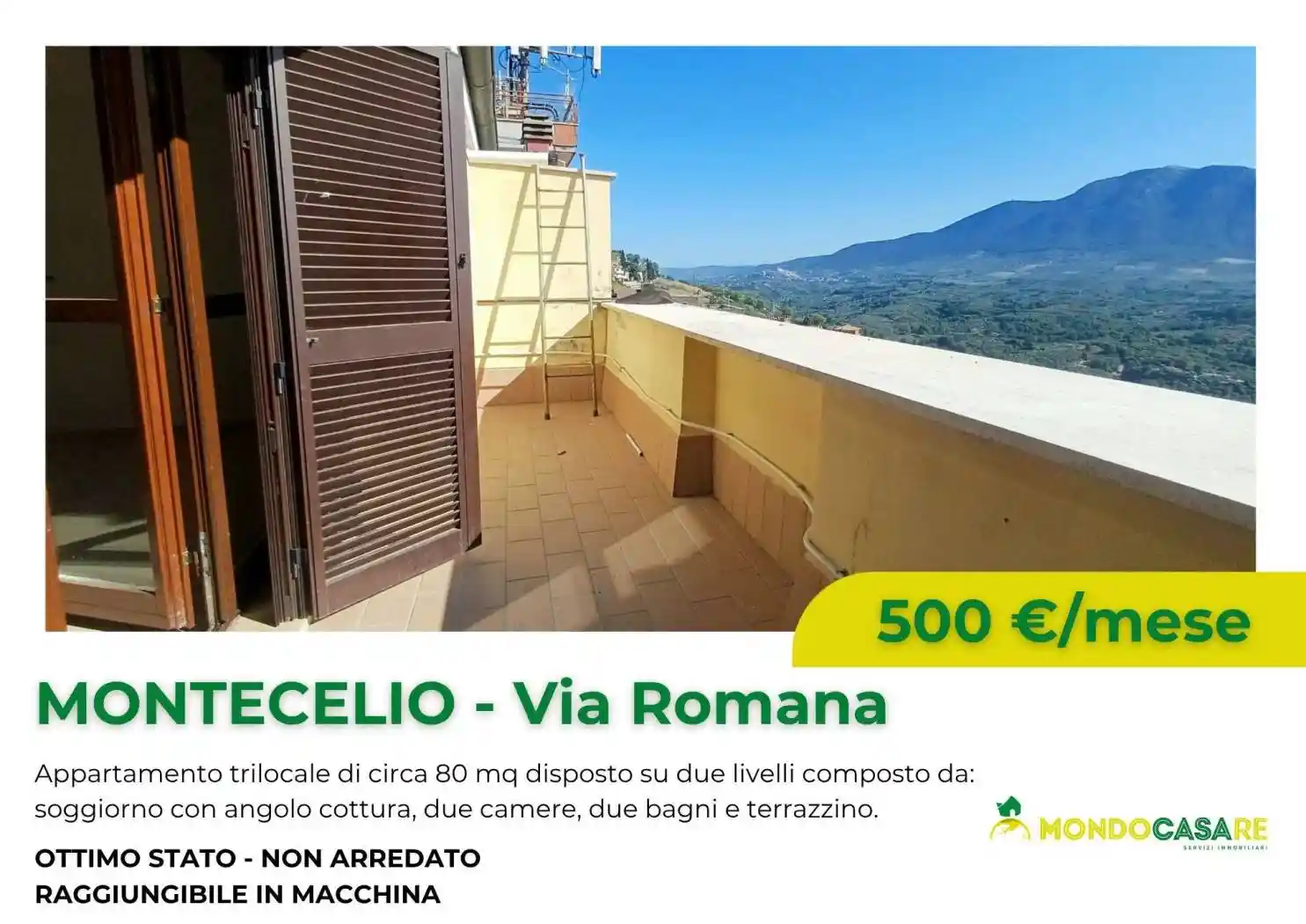 Appartamento in affitto a Guidonia Montecelio