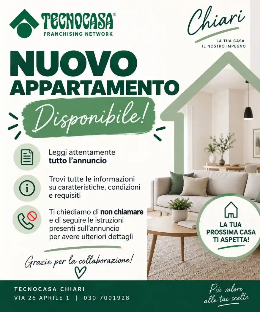 Appartamento in affitto a Chiari