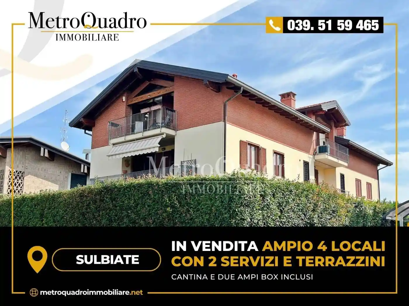 Appartamento in vendita a Sulbiate
