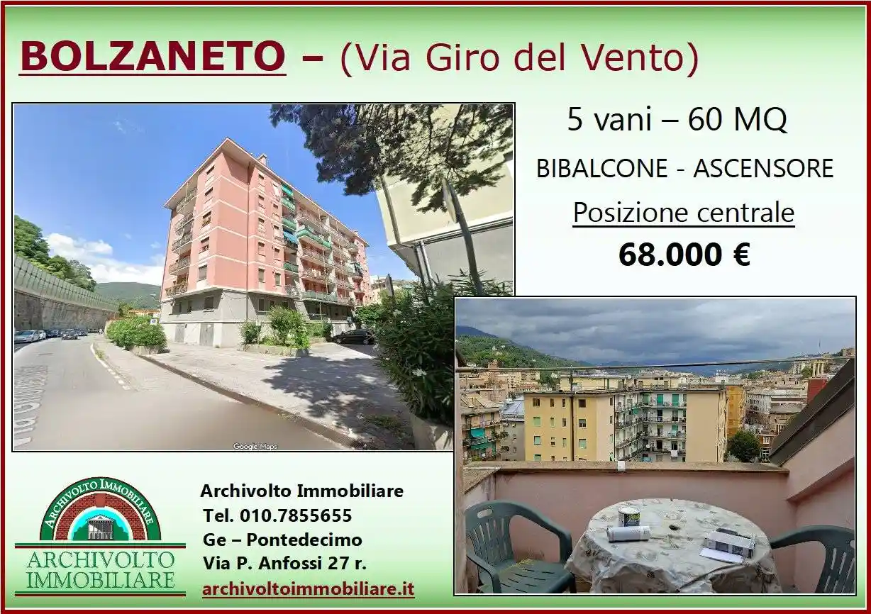 Appartamento in vendita a Genova