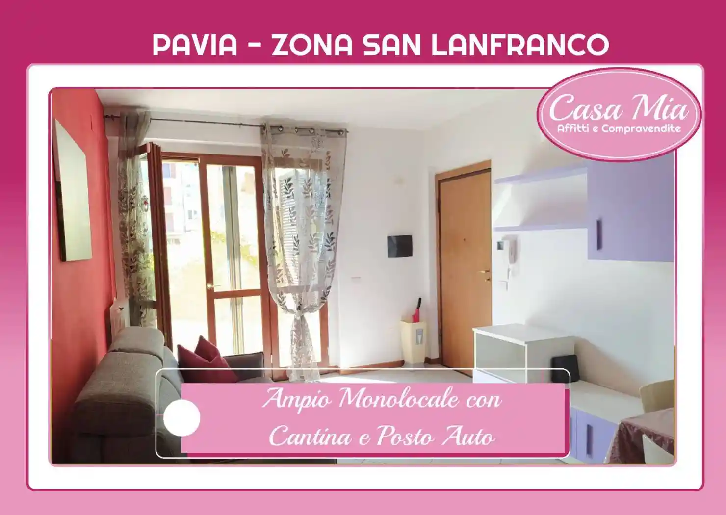 Appartamento in affitto a Pavia