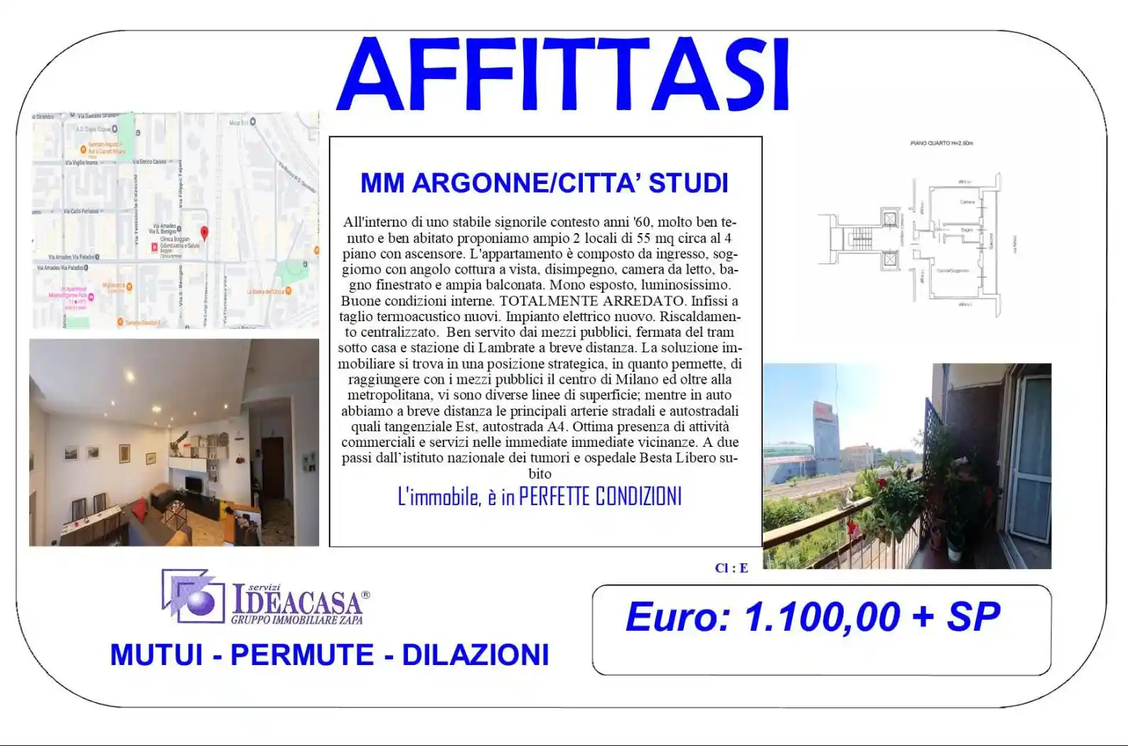 Appartamento in affitto a Milano