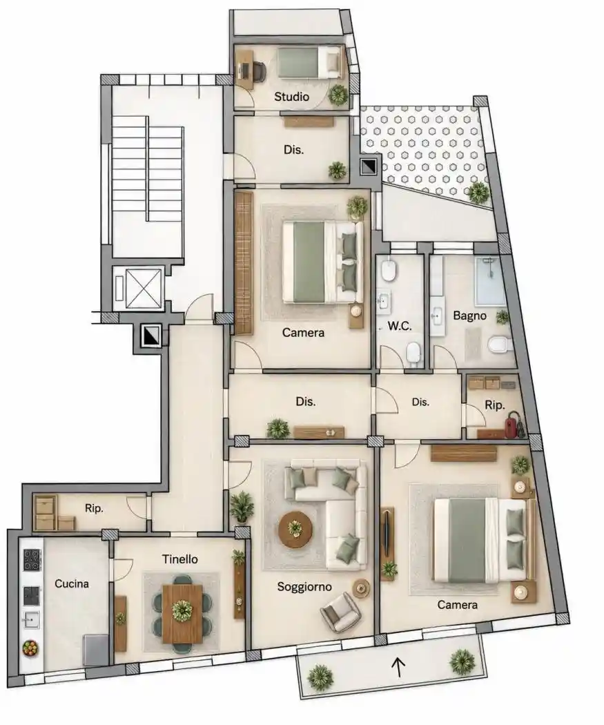 Appartamento in vendita a Rimini