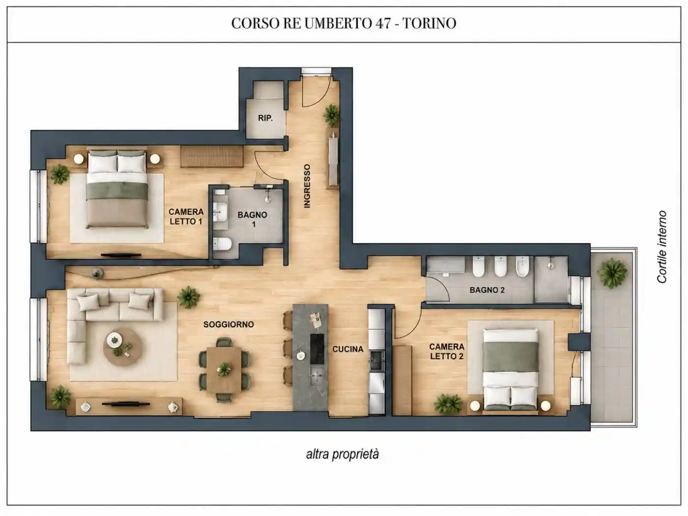 Appartamento in vendita a Torino